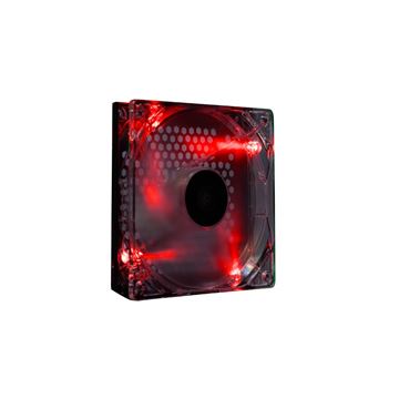Talius ventilador caja 4 led fan-01 12cm red - TL-FAN-01-RED A